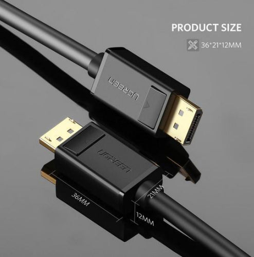 Ugreen 10211 DisplayPort cable 1 m Black product image