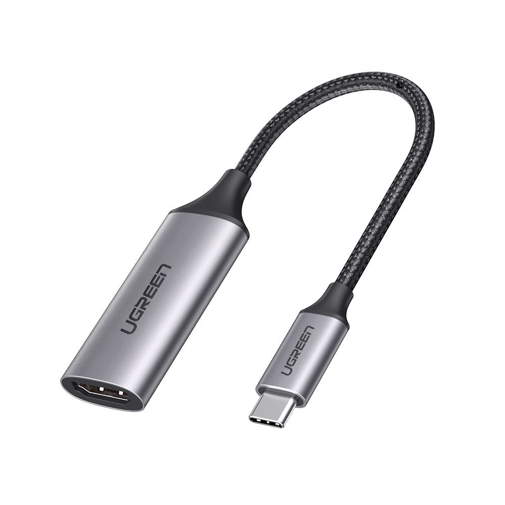 Ugreen 70444 video cable adapter HDMI Type A (Standard) USB Type-C Aluminium, Black product image