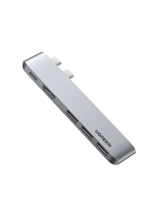 Ugreen 60559 laptop dock/port replicator USB 3.2 Gen 1 (3.1 Gen 1) Type-C Silver product image