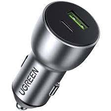 Ugreen 60980 mobile device charger Universal Silver Cigar lighter Fast charging Auto product image