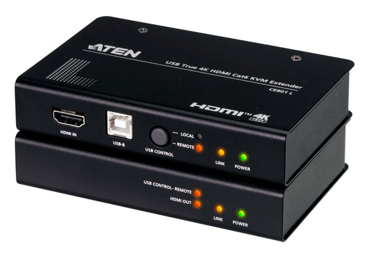 ATEN USB True 4K HDMI Cat 6 KVM Extender (4K @ 70 m / FHD @ 100 m) - ATEN
