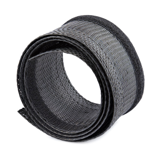 StarTech 10ft (3m) Cable Management Sleeve, Trimmable Heavy Duty Cable Wrap, 1.2" (3cm) Dia. Polyester Mesh Computer Cable Manager/Protector/Concealer, Black Cord Organizer/Hider