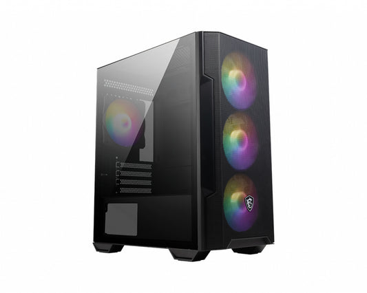 MSI MAG Forge M100R Micro Tower Black, Transparent