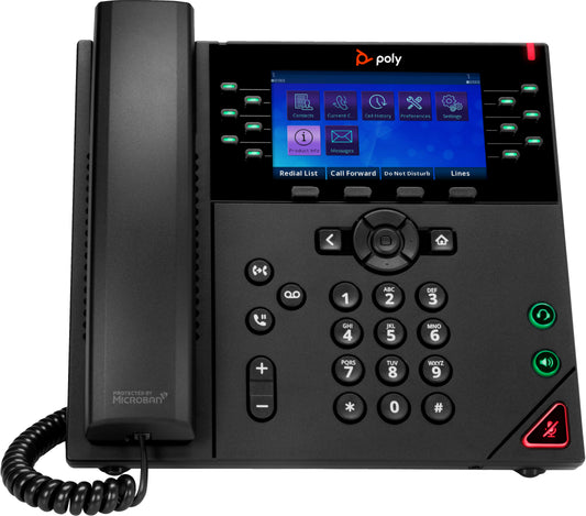 Poly OBi VVX 450 12-Line IP Phone and PoE-enabled