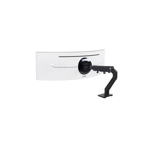 Ergotron HX Desk Monitor Arm with HD Pivot Matte Black (45-647-224)