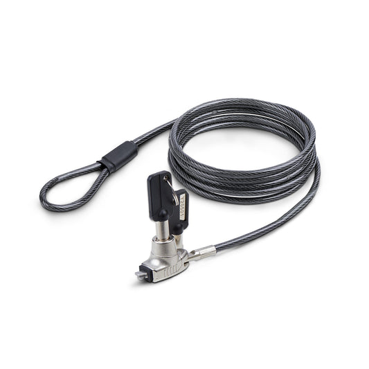 StarTech.com Slim Lock Noble Wedge Slot Compatible, 5ft (1.5m) Locking Cable, Anti-Theft Security For Laptop/Notebook, Cut-Resistant Steel Cable, Keyed Lock, TAA product image