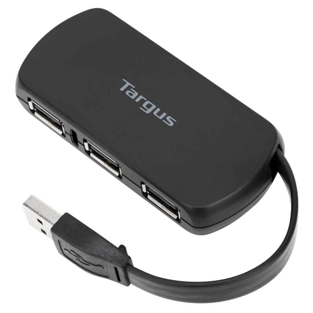 Targus ACH114AU 4-Port USB 2.0 Hub front view
