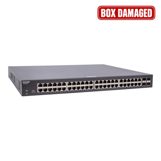 Ruckus ICX 8100-48P Switch – Box Damaged Packaging