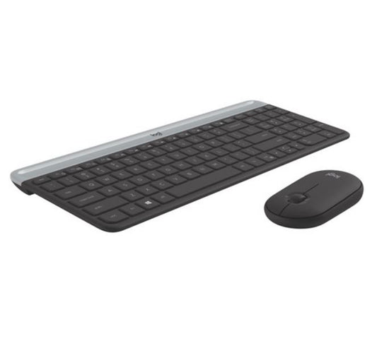 Logitech MK470 Slim Wireless Keyboard Mouse Combo Nano Receiver 1 Yr Warranty (LS)