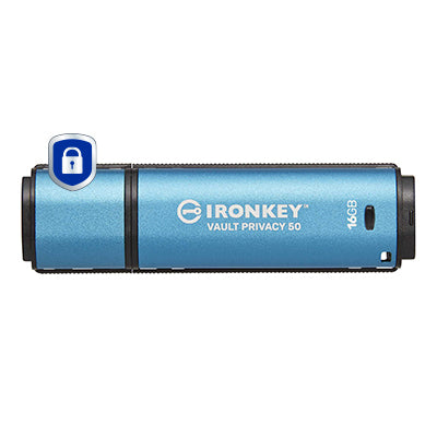 Kingston Technology IronKey 16GB Vault Privacy 50 AES-256 Encrypted, FIPS 197 product image