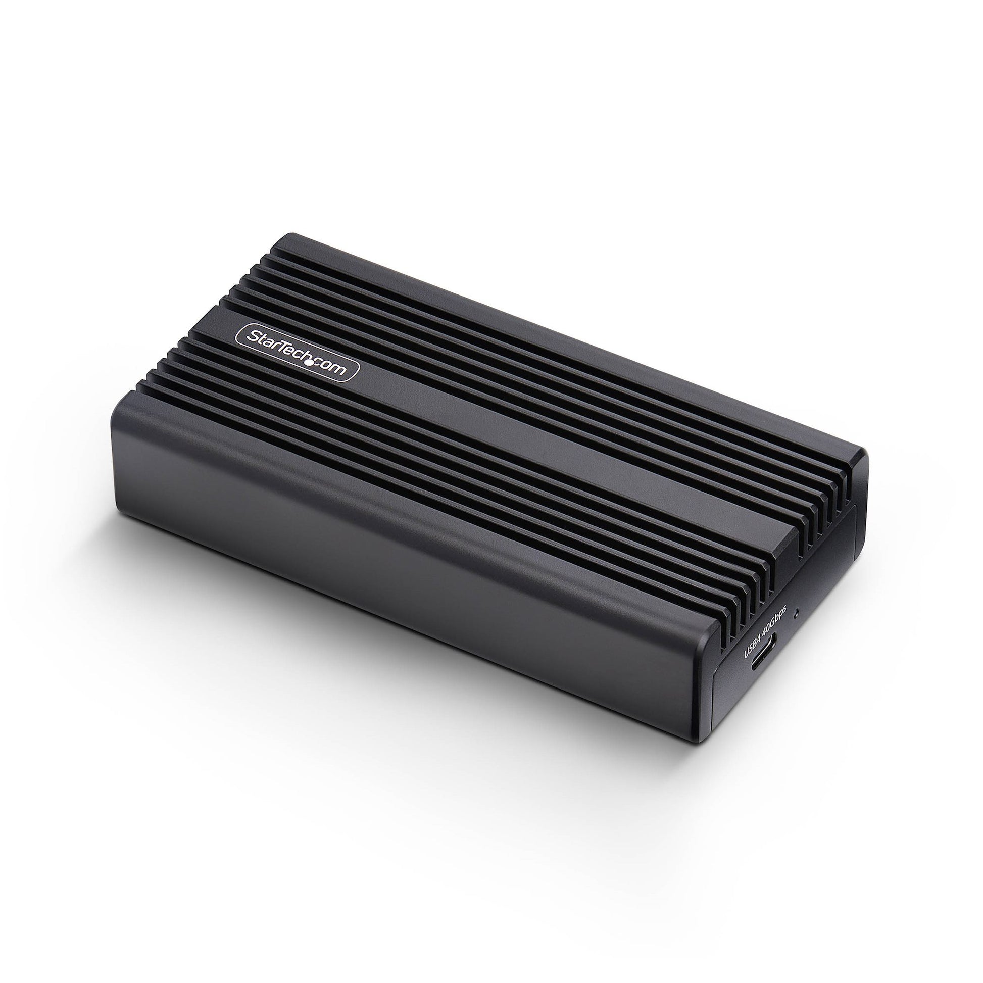 StarTech.com USB4 M.2 NVMe Enclosure, 40Gbps, External USB-C/Thunderbolt NVMe SSD Enclosure, Aluminum Heatsink Case, B+M/M-Key product image