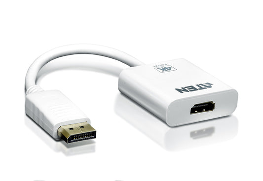 ATEN 4K Active DisplayPort to HDMI converter, 3D, up 3840 by 2160 @30Hz - ATEN