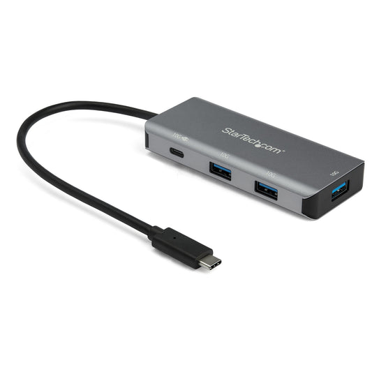 StarTech.com 4 Port USB C Hub (10Gbps) to 3x USB-A & 1x USB-C - 100W Power Delivery Passthrough Charging - Portable USB 3.2 Gen 2 Type C Laptop Adapter - Works w/ TB3 - TAA - StarTech.com