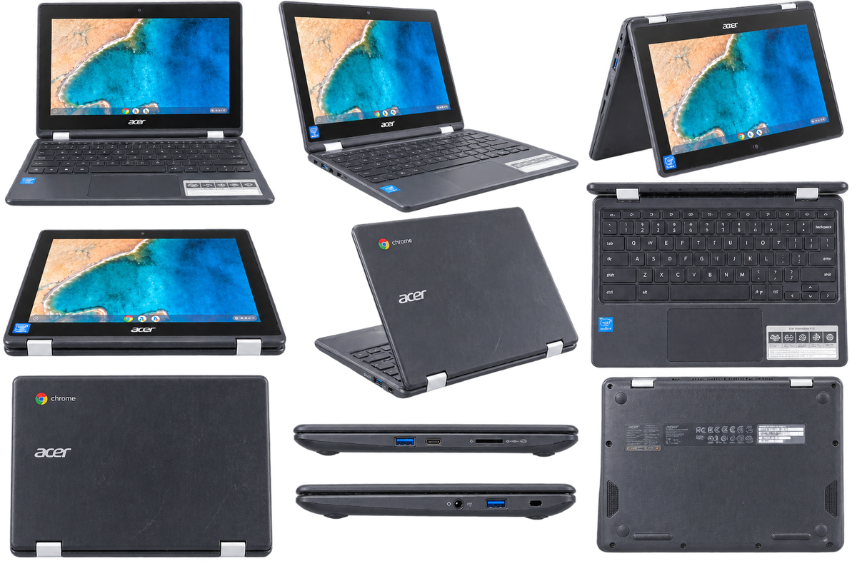 Acer Chromebook R11 C738T-C44Z refurbished actual unit cosmetic condition background removed
