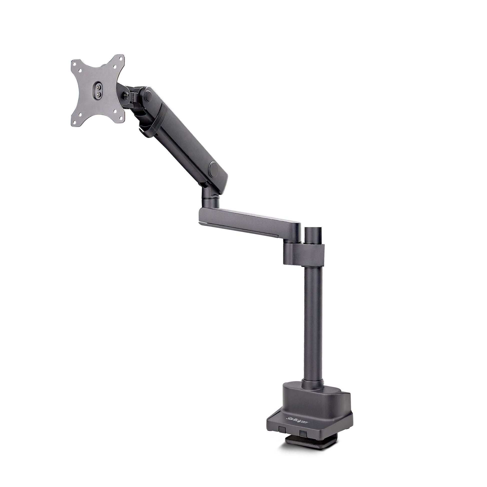 StarTech.com Desk Mount Monitor Arm, Up to 40-inch Screen/17.6lb (8kg), Mechanical Spring-Assisted Arm, C-Clamp/Grommet, Top-Down Installation, Toolless Adjustment product image