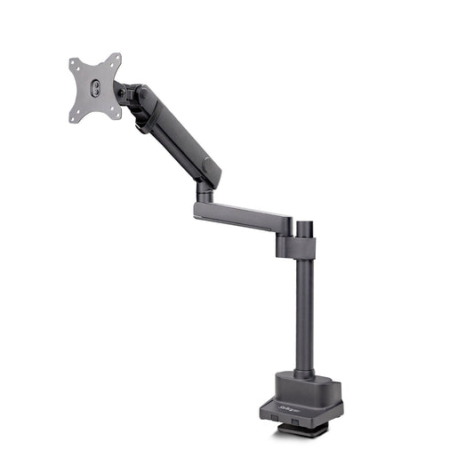StarTech.com Desk Mount Monitor Arm, Up to 40-inch Screen/17.6lb (8kg), Mechanical Spring-Assisted Arm, C-Clamp/Grommet, Top-Down Installation, Toolless Adjustment product image