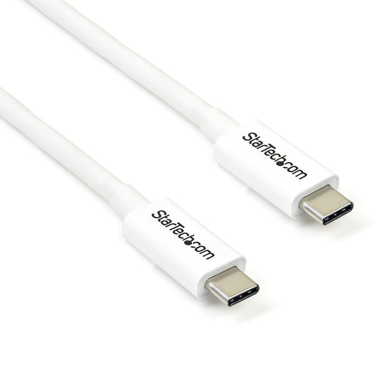 StarTech.com 6.6ft (2m) Thunderbolt 3 Cable, 20Gbps, 100W PD, 4K, Thunderbolt Certified, Compatible with Thunderbolt 4/USB 3.2/DisplayPort product image