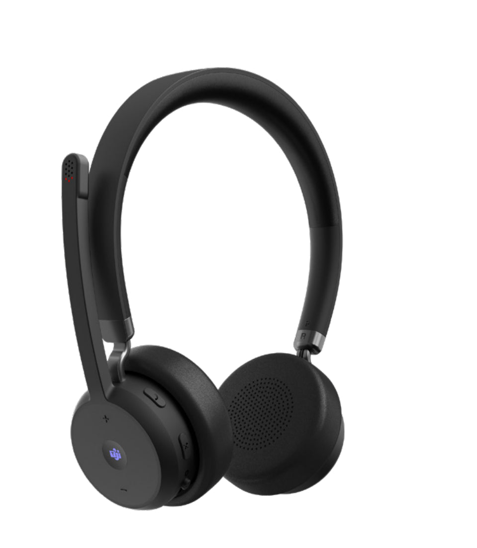 Lenovo Wireless VoIP Headset Head-band Office/Call center Bluetooth Black product image