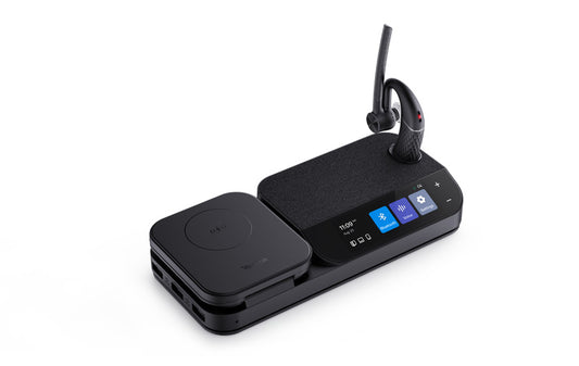 Yealink BH71-WORKSTATION headphones/headset Wireless In-ear Office/Call center Bluetooth Charging stand Black product image
