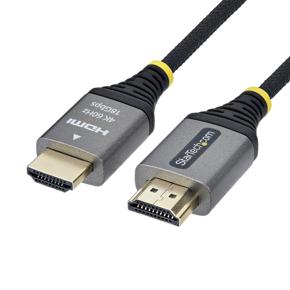 StarTech.com 3m (10ft) Premium Certified High Speed HDMI Cable, Ultra Flexible HDMI Cable, 4K 60Hz/1440p 144Hz w/HDR10/ARC, 18Gbps, High Flex Braided HDMI Cord - StarTech.com