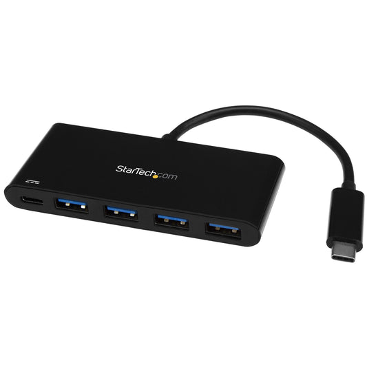 StarTech.com 4 Port USB C Hub with 4 USB Type-A Ports (USB 3.0 SuperSpeed 5Gbps) - 60W Power Delivery Passthrough Charging - USB 3.2 Gen 1 Laptop Hub Adapter - MacBook, Dell product image