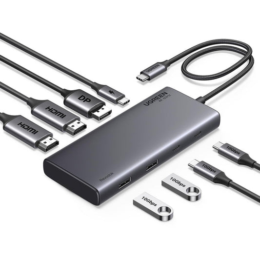 Ugreen 35625 interface hub USB Type-C 10000 Mbit/s Grey product image