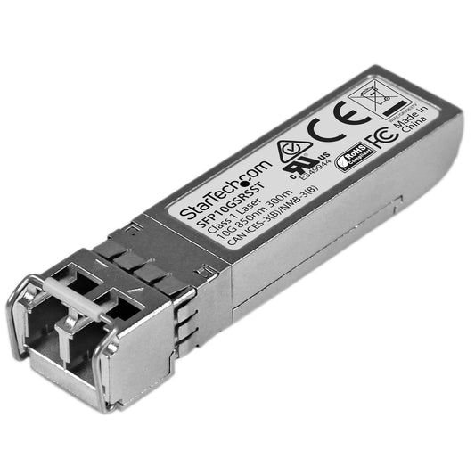 StarTech.com Cisco SFP-10G-SR-S Compatible SFP+ Module - 10GBASE-SR - 10GbE Multimode Fiber MMF Optic Transceiver - 10GE Gigabit Ethernet SFP+ - LC 300m - 850nm - DDM Cisco Firepower, ASR9000, C9300 - StarTech.com
