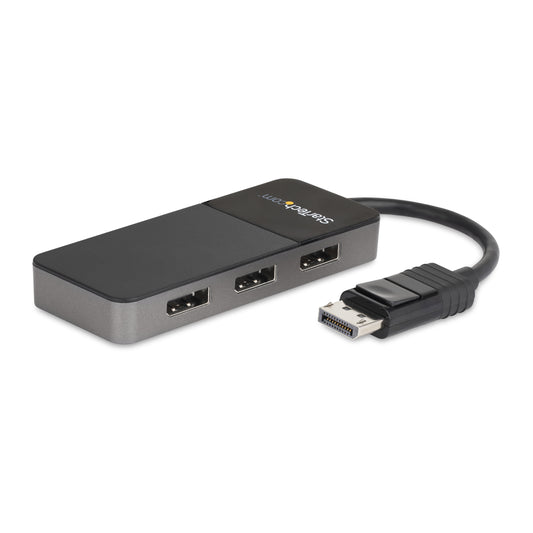 StarTech.com 3-Port DisplayPort 1.4 Splitter, DisplayPort to 3x DP Multi-Monitor Adapter, Triple 4K Computer MST Hub, USB Bus-Powered - Windows Only product image