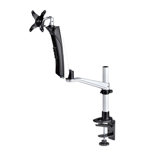 StarTech.com Desk Mount Monitor Arm For 27in 16:9 or 30in 21:9 Ultrawide Screens, VESA 75x75/100x100, Tool-Less Mechanical Spring Arm, C-Clamp/Grommet, TAA product image