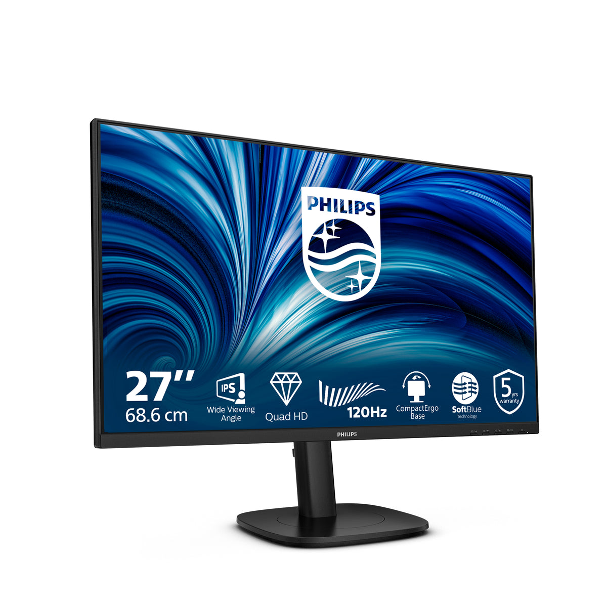 Philips 27B2N3500J/75 computer monitor 68.6 cm (27") 2560 x 1440 pixels 2K LCD Black