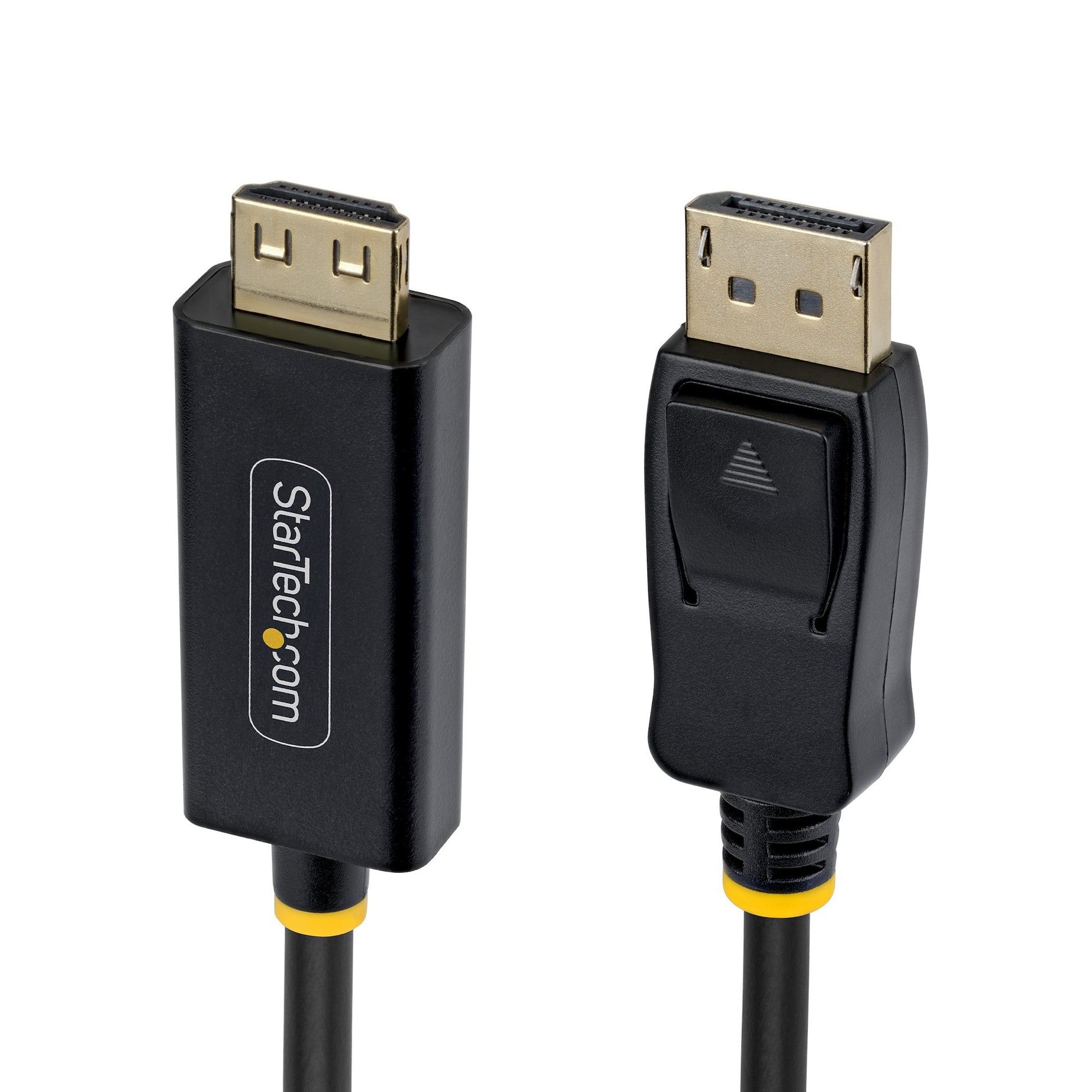 StarTech.com 3m DisplayPort to HDMI Adapter Cable with Gripping Connectors, 4K 60Hz, HDR, Uni-Directional DP to HDMI Video Converter, DP Desktop to HDMI Monitor product image