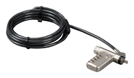Targus ASP106RGLXS cable lock Silver, Black 2 m - Targus