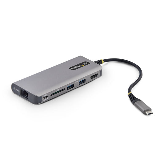 StarTech.com USB-C to HDMI Multiport Adapter, 140W PD Charging, 4K 60Hz, 3-Port USB 10Gbps Hub, SD Card Slot,...