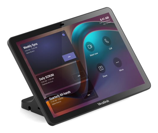 Yealink CTP25 10.1" 1280 x 800 pixels IPS 802.11a, 802.11b, 802.11g, Wi-Fi 4 (802.11n), Wi-Fi 5 (802.11ac), Wi-Fi 6 (802.11ax) Black Bluetooth product image