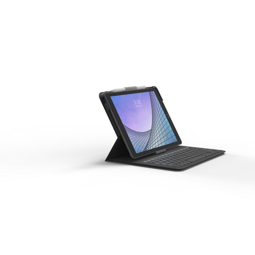 ZAGG Keyboard Messenger Folio 2-Apple-iPad 10.2/10.5-Charcoal-UK - ZAGG
