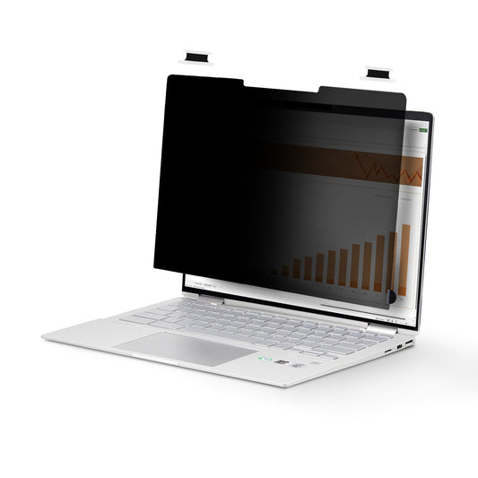StarTech14-inch 16:10 Flip-Over Privacy Screen with Touch, Anti-Glare Privacy Filter, Laptop Monitor Screen Protector with 51% Blue Light Reduction