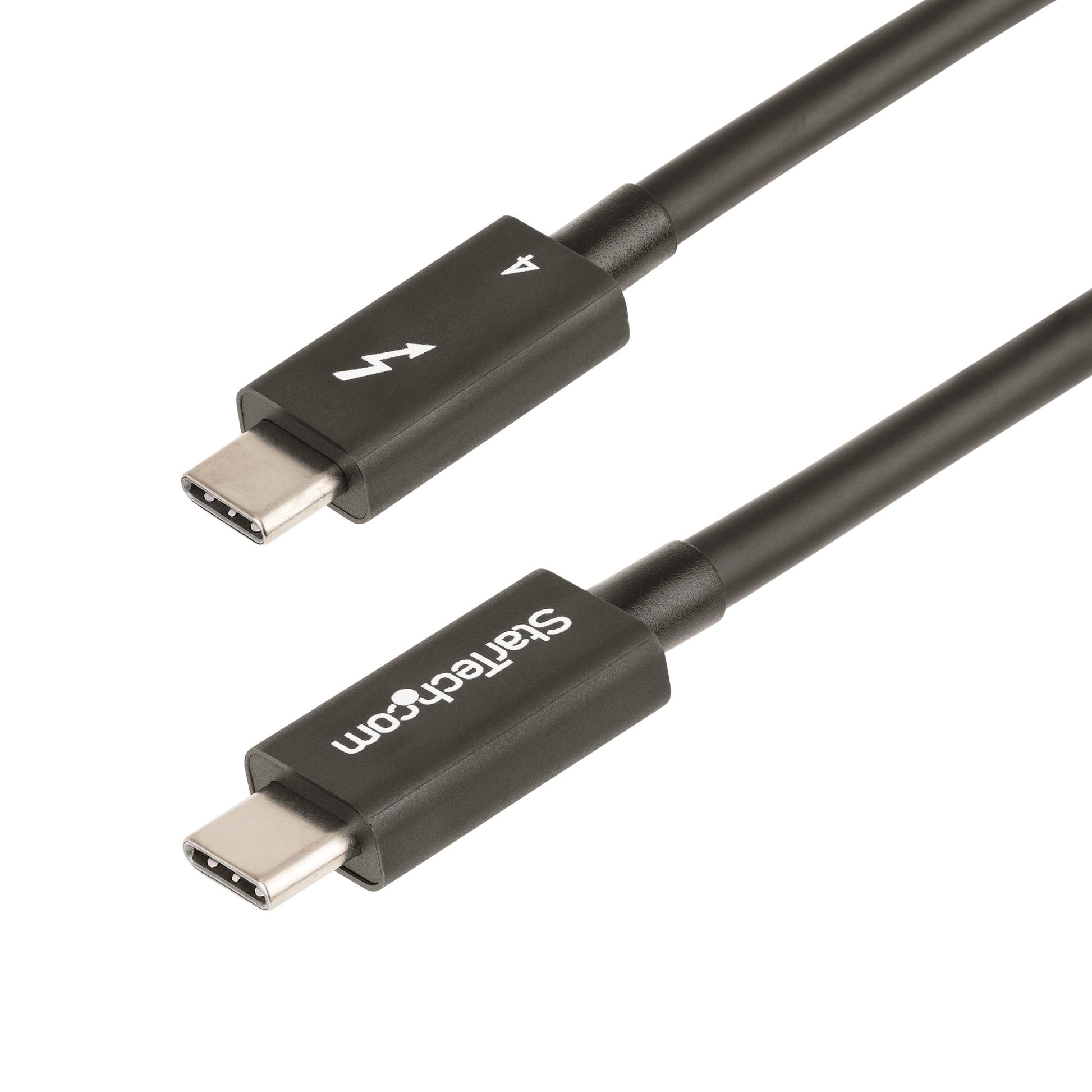 StarTech.com 1.6ft (50cm) Thunderbolt 4 Cable - 40Gbps - 100W PD - 4K/8K Video - Intel-Certified Thunderbolt Cable - Compatible w/USB 4/Thunderbolt 3/USB 3.2/USB Type-C/DisplayPort product image