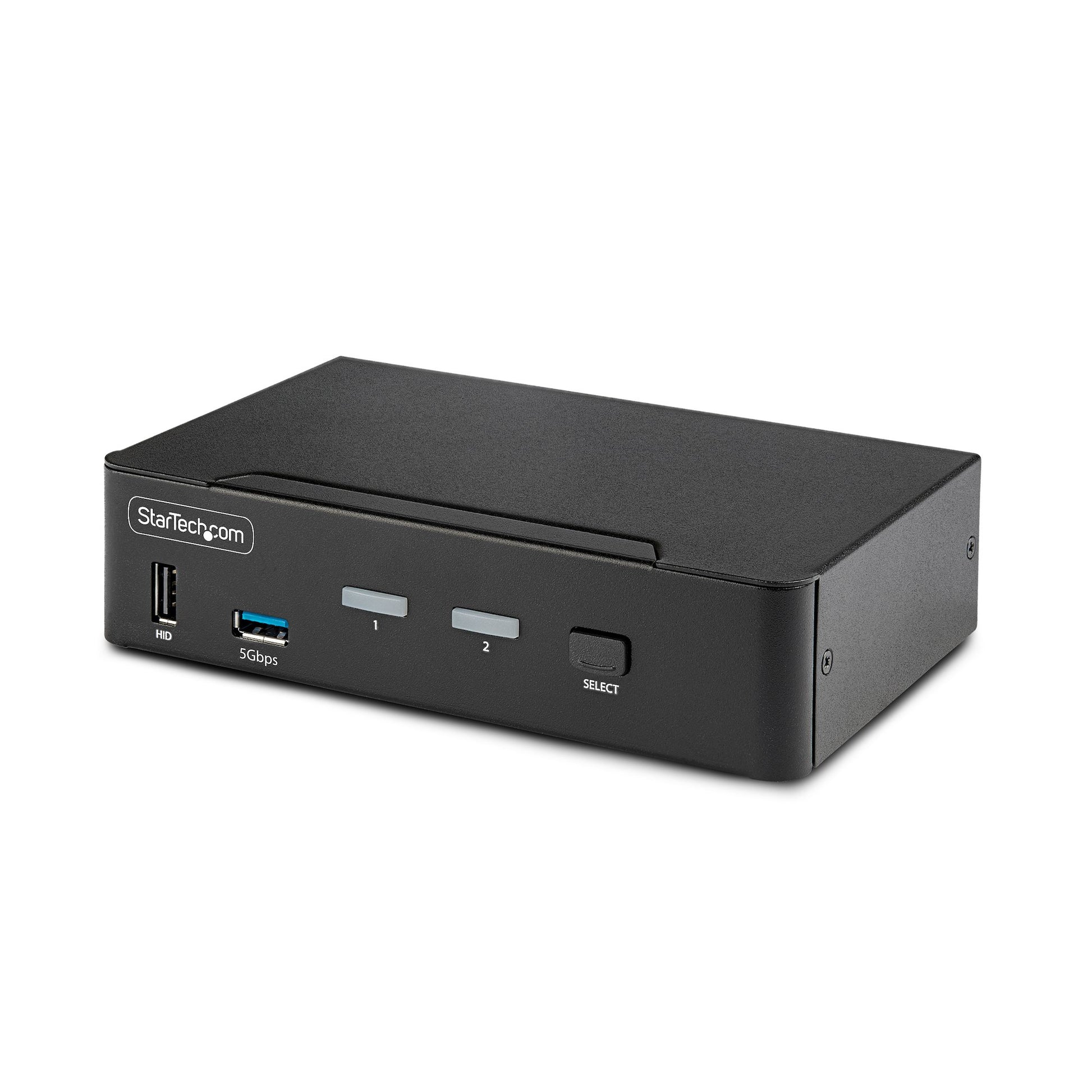 StarTech.com 2-Port DisplayPort KVM Switch, 8K 60Hz / 4K 144Hz, Single Display, DP 1.4, 2x USB 3.0 Ports, 4x USB 2.0 HID Ports, Push-Button & Hotkey Switching, TAA Compliant - OS Independen… product image