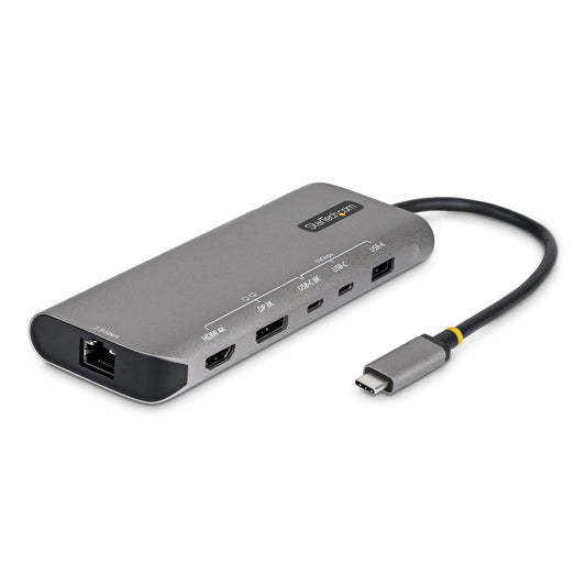 StarTech.com USB4 Multiport Adapter, Driverless Dual-4K for macOS and Windows, 140W Power Delivery Charging, 3-Port 10Gbps Hub, 2.5GbE, Mini Dock - StarTech.com