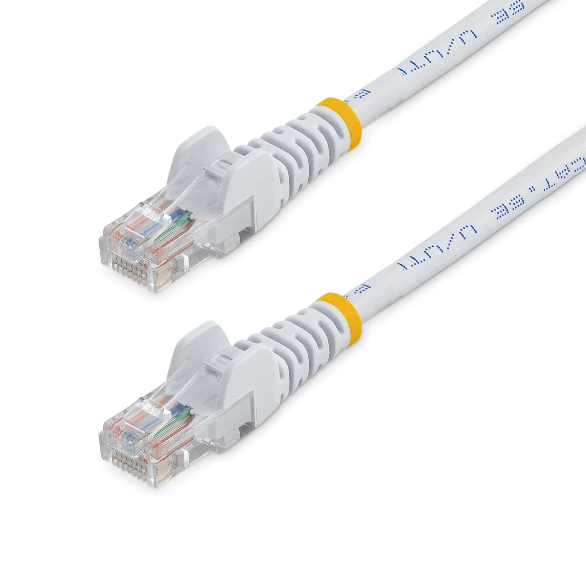 StarTech.com Cat5e Ethernet Patch Cable with Snagless RJ45 Connectors - 0.5 m, White product image