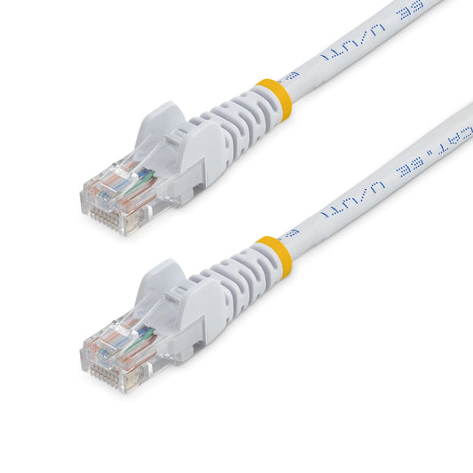 StarTech.com Cat5e Ethernet Patch Cable with Snagless RJ45 Connectors - 0.5 m, White product image
