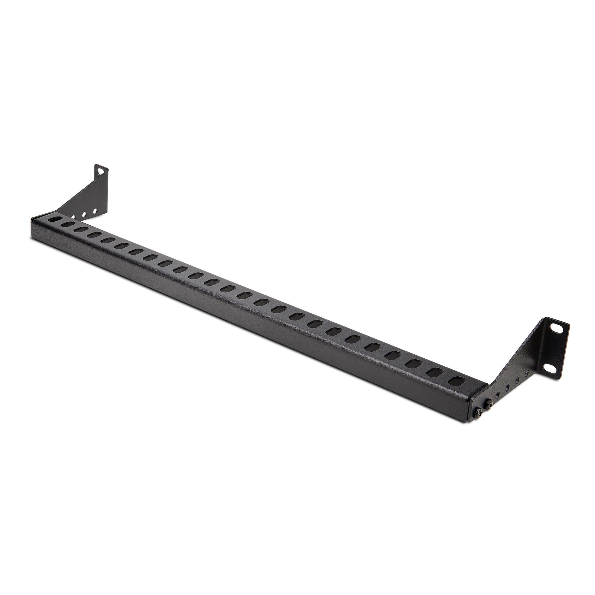 StarTech.com 1U Rack Mountable Cable Lacing Bar w/Adjustable Depth, Cable Support Guide For Organized 19" Racks/Cabinets, Horizontal Cable Guide For Patch Panels/Switches/PDUs product image