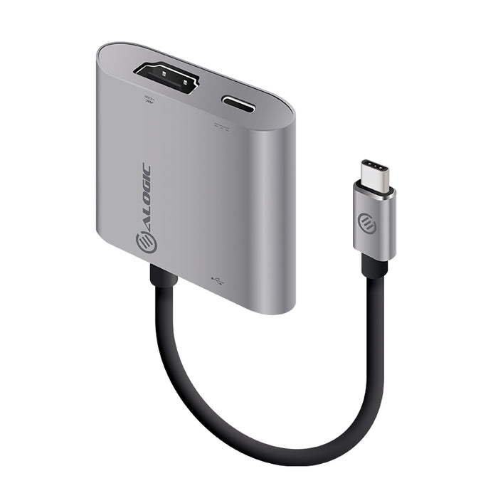 ALOGIC USB-C MULTIPORT ADPTR HDMI4K/USB3.0/C GR (VPLUCHDACH-SGR)