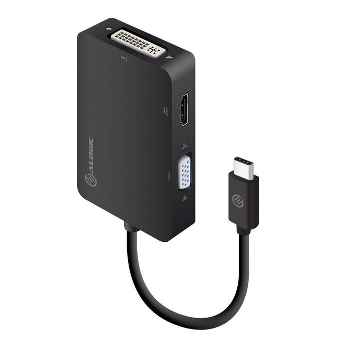 ALOGIC 3-IN-1 USB-C TO HDMI DVI VGA ADAPTERMTOF (UCVGDVHD-ADP)