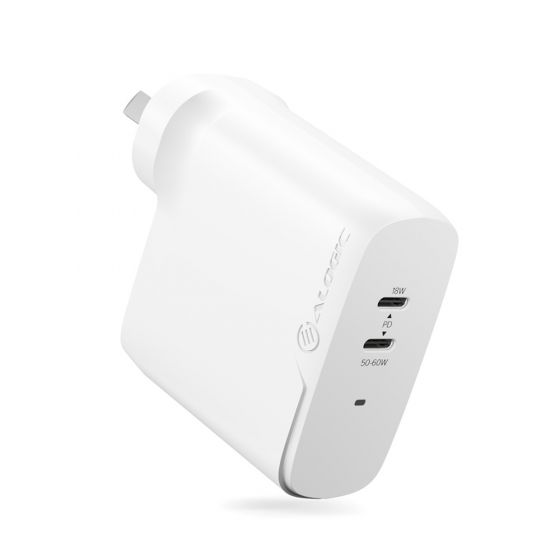 ALOGIC RAPID POWER 2 PORT 68W GAN CHARGER USB-C (WCG2X68-ANZ)