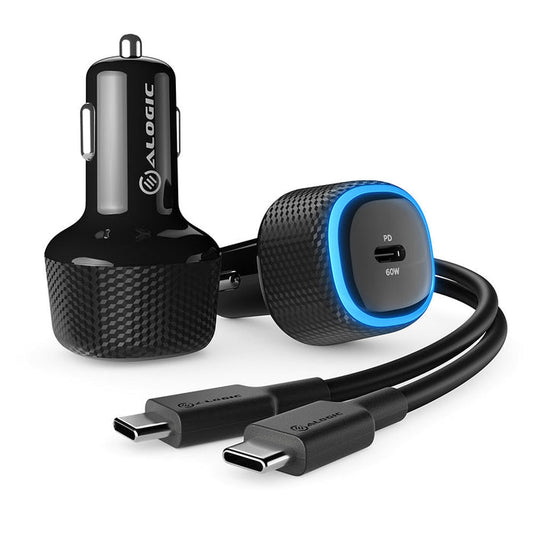 ALOGIC RAPID USB-C LAPTOP CAR CHARGER - 60W (CRC60)