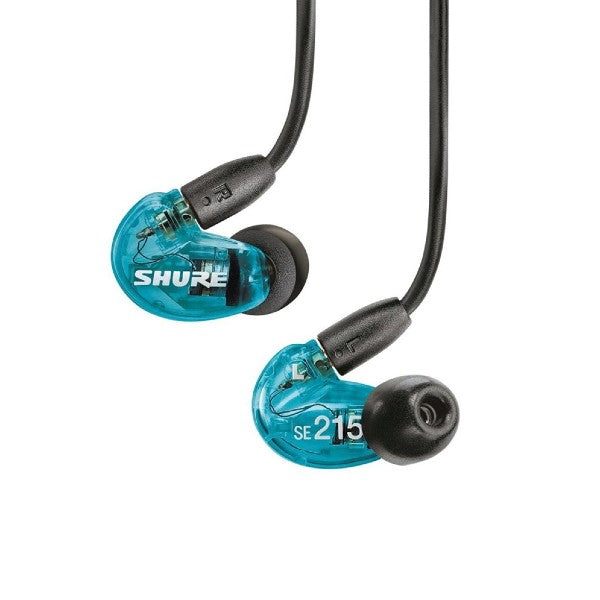 Shure SE215 Pro Sound-Isolating In-Ear Earphones 3.5mm – Blue | Open Box