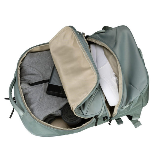 Targus TBB65905GL Work+Play Flex EcoSmart Backpack compartment image