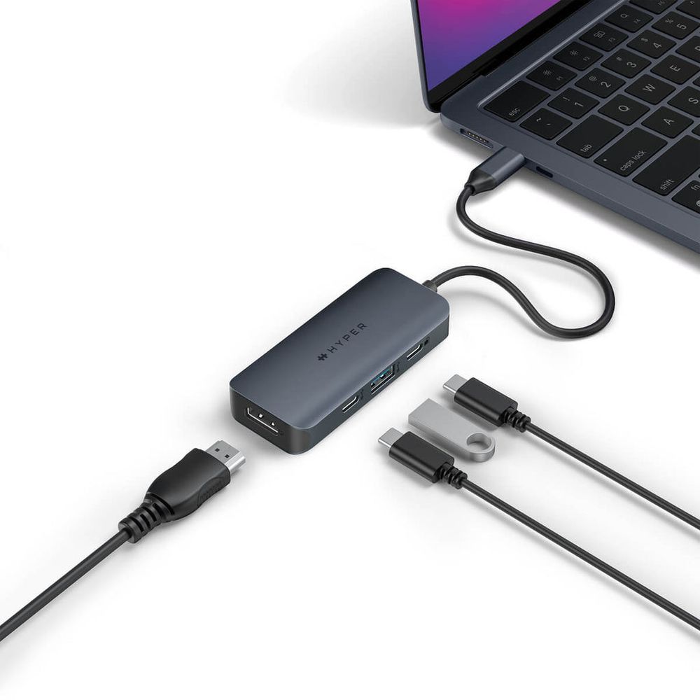 Targus HD4001GL HyperDrive Next USB-C hub blue product image